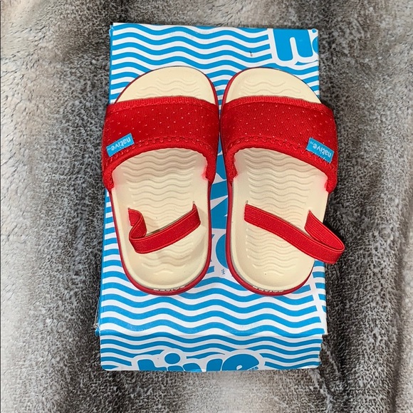 Native Other - Native red slides 6 toddler, brand new with box.